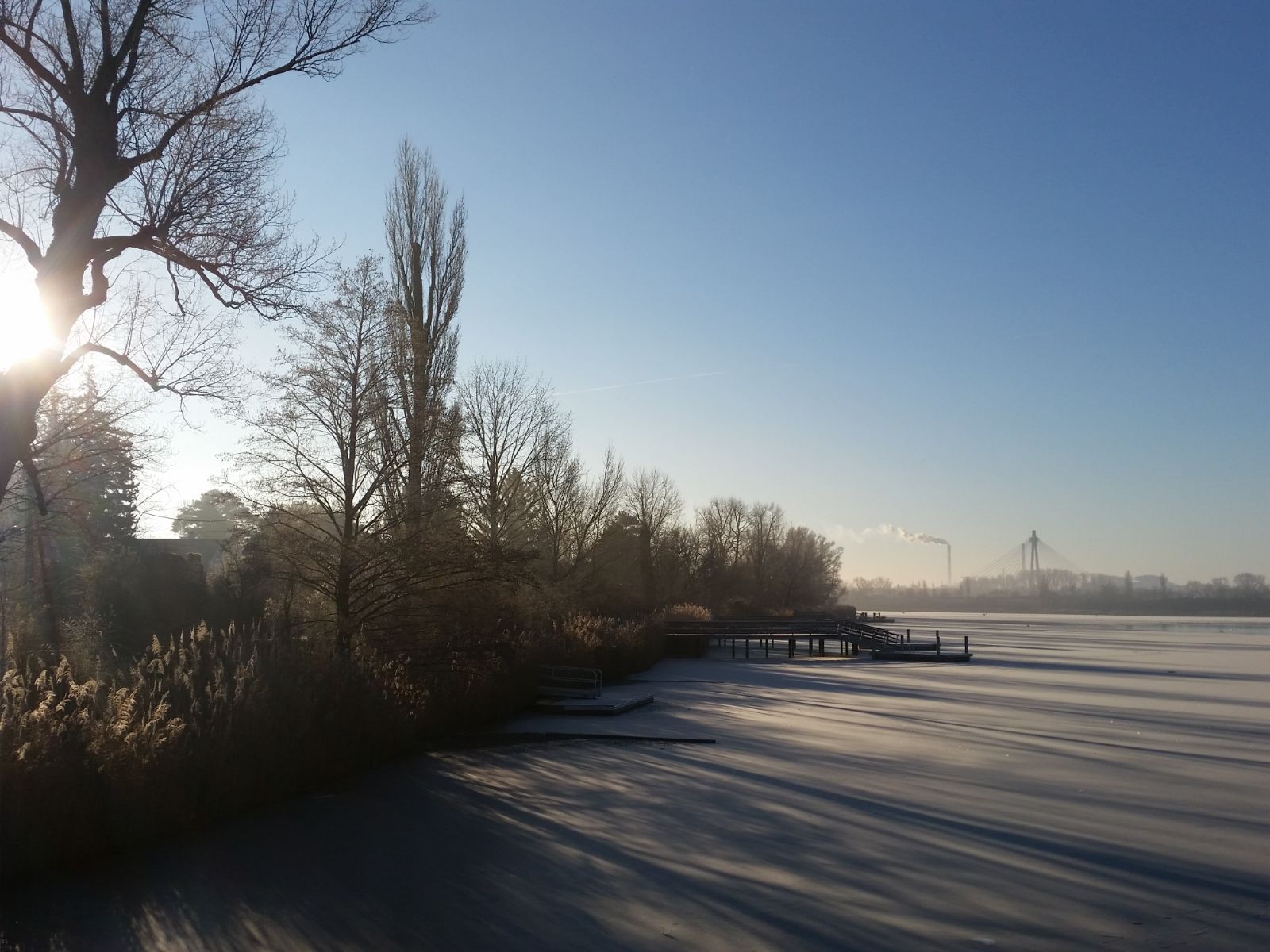 Alte Donau im Winter
